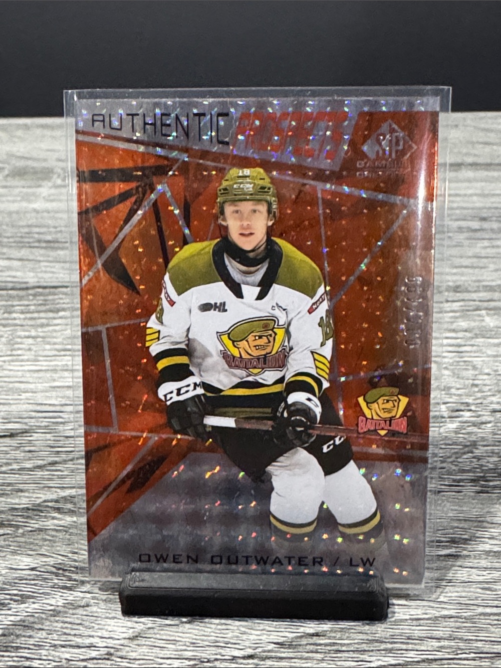 Upper Deck | 2021-22 CHL SPGU Authentic Prospects #43: Owen Outwater - Card